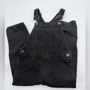 Boys Zara Black Denim Overalls